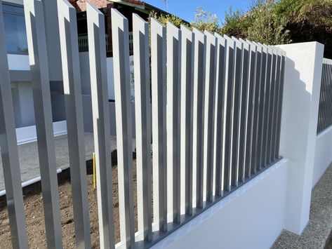 Fence And Gate Ideas Philippines, Vertical Batten Fence, Fences And Gates Modern Philippines, Pedestrian Gate, Glass Pool Fencing, Gate Fence, Compound Wall Design, House Fence Design, Modern Fence Design