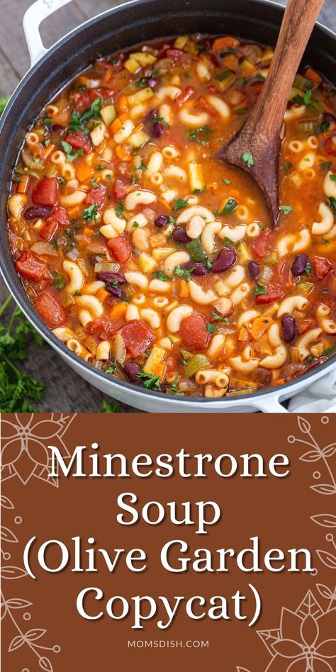 Minestrone Vegetable Beef Soup, Ministroni Soup Olive Garden, Low Fodmap Minestrone Soup, Minasteoni Soup Olive Garden, Low Calorie Minestrone Soup, Olive Garden Minestrone Soup Recipe Copycat, Minitronie Soup, Minnastronie Soup, Menistrony Soup