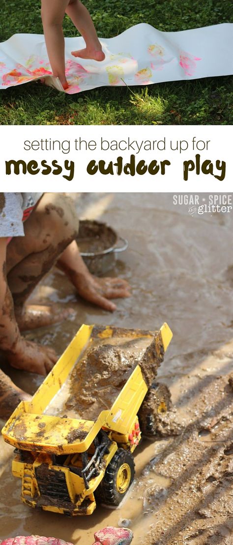 Setting the Backyard up for Messy Play in spring and summer Magical Playground, Play Grounds, Cat Playground Outdoor, Kids Play Spaces, Break Ideas, Infant Classroom, Outdoor Play Spaces, Toddler Outdoor, Make Clean