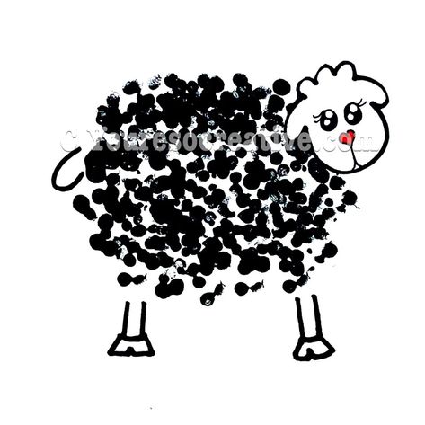 Black Sheep - You're so creative ! Baa Baa Black Sheep Crafts For Toddlers, The Color Black Crafts For Preschool, Black Preschool Crafts, Ba Ba Black Sheep Craft Preschool, Black Crafts For Toddlers, Baa Baa Black Sheep Activities Preschool, Color Black Activities For Preschool, Baa Baa Black Sheep Crafts, Baa Baa Black Sheep Activities