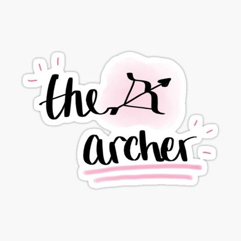 "The Archer Sticker" Sticker for Sale by mol3049 Taylor Swift The Archer, Miss Americana And The Heartbreak, Funky Vibes, Miss Americana, The Archer, Taylor Swift Posters, Music Stickers, Journal Supplies, Spring Art