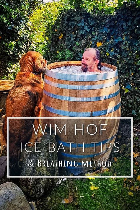 A guide to taking a Wim Hof ice bath Cold Ice Bath, Cold Plunge Ice Bath, Ice Water Therapy, Cold Water Plunge Pool, Cold Water Swimming Benefits, Cold Immersion Therapy, Ice Bath Routine, Ice Bath Temperature, Wim Hof Ice Bath