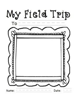 Field Trip Reflection Journal Preschool Field Trip, Jen Jones, October School, Field Trip Ideas, School Forms, Homeschool Field Trips, Teaching Holidays, Interactive Journals, 1st Grade Science