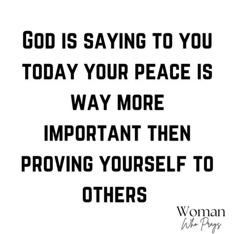 Angie (Woman Who Pray Ministries) on Instagram: "Stop feeling the need to prove yourself to others. You don’t need to tell your side of the story, you don’t need to explain yourself to anyone. In this season, let whoever think whatever. As long as God is pleased with you, you’re fine 🙏🏼" Stop Proving Yourself Quotes, Your Side Of The Story, Let Whoever Think Whatever, Prove Yourself, Stop Feeling, Truth Hurts, People Quotes, Prove It, Other Woman