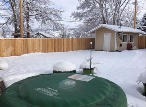 coleman hot tub in winter Coleman Hot Tub Ideas Backyard, Coleman Hot Tub Ideas, Outdoor Towel Warmer Hot Tubs, Inflatable Hot Tub Insulation Ideas, Hot Tub In Winter, Soft Tub Hot Tub, Winter Cabin Hot Tub, Snow Hot Tub, Insulate An Inflatable Hot Tub