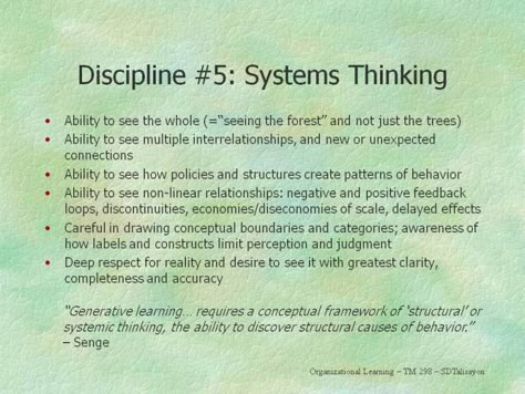 System Thinking, Mental Models, Linear Relationships, Thinking Strategies, Learning Organization, Systems Theory, Systems Thinking, Systems Engineering, Math Methods