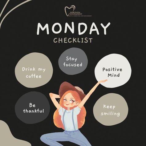 Monday Checklist, Nlp Quotes, Monday Motivation Positive Thoughts, Motivation Positive Thoughts, Local Business Marketing, Monday Feels, Monday Coffee, Todo List, Positive Mind