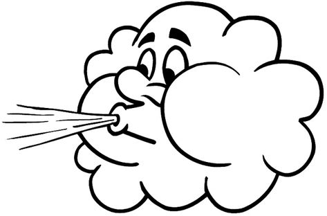 Windy Weather I began my lesson by assessing the students' previous knowledge. They are aware of the wind and it's effects on the s... Wind Drawing, Weather Symbols, Windy Weather, Wind Of Change, Surf Art, Photo Images, Cartoon Pics, Coloring Pictures, Quiet Book