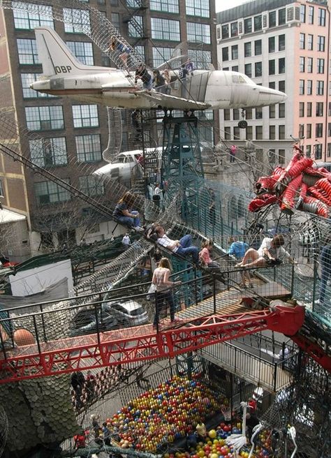 The City Museum in St. Louis Has a Playground Adults Would be Jealous of Cool Playgrounds, Adult Playground, Funny Pictures For Kids, Parc D'attraction, City Museum, Grown Ups, St Louis Missouri, Saint Louis, Oh The Places Youll Go