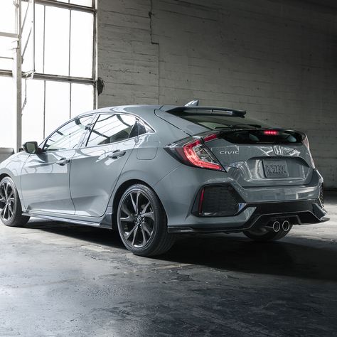 Make a bold entrance with a 2017 Honda Civic Hatchback. Honda Civic Hatch, Honda Hatchback, Honda Civic Car, Honda Civic Sport, Civic Car, Honda Accord Sport, Hatchback Cars, Honda Civic Coupe, Civic Coupe