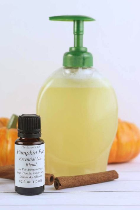 Liquid Hand Soap Recipe, Pumpkin Drink Recipes, Castile Soap Recipes, Hand Soap Recipe, Homemade Hand Soap, Diy Hand Soap, Diy Pumpkin Spice, Savory Pumpkin Recipes, Cold Process Soap Recipes