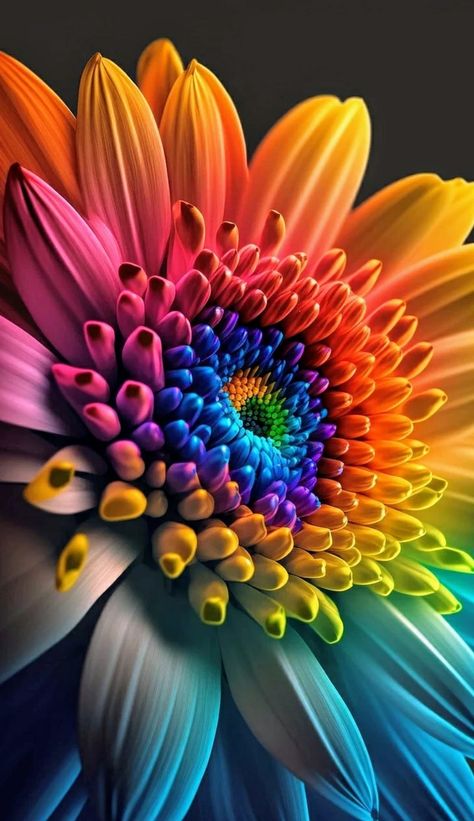 Rainbow Wallpaper Backgrounds, Plants Artwork, Tattoos For Women Flowers, Let It Grow, Gerbera Daisies, Iphone Wallpaper Pattern, Flowers Wallpapers, Rainbow Wallpaper, Vintage Drawing