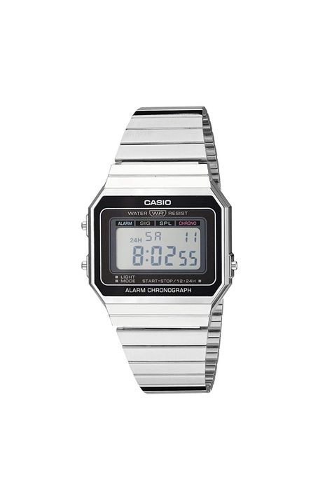 This rare Casio watch for men is the epitome of vintage cool. The face features a digital mineral crystal face with LED light and a stainless steel strap. Water-resistant that features daily alarm, auto calendar. Casio Vintage Watch Men Outfit, Casio Vintage Watch, Los Angeles Apparel, Retro Watches, Vintage Watches For Men, Watch For Men, Cool Gadgets To Buy, Streetwear Men Outfits, Streetwear Y2k