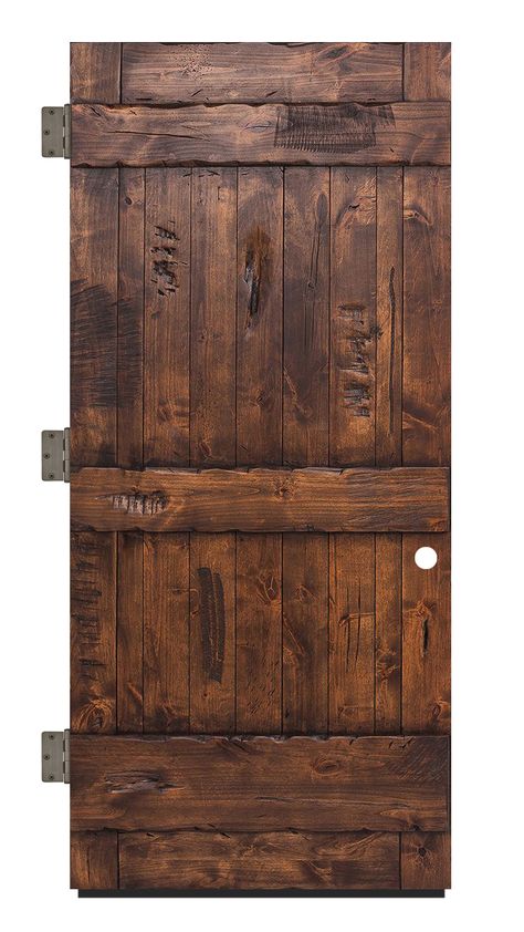 Rustic Front Door Lowe's, Rustic 12” Wide Doors Metal, Rustic Wood Interior Doors, Solid Wood Front Door Rustic, Wooden Outside Door, Cabin Doors Exterior, Wood Slat Front Door, Diy Exterior Door, Wood Doors Exterior