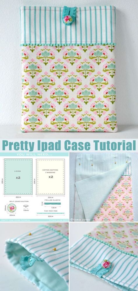 Tablet Cover Sewing Pattern, Ipad Case Diy How To Make, Book Case Sewing Pattern, Ipad Pouch Pattern, Book Pouch Pattern, I Pad Covers Tablet Cases Diy, Ipad Sleeve Sewing Pattern, Kindle Pouch Sewing Pattern, Ipad Bag Diy