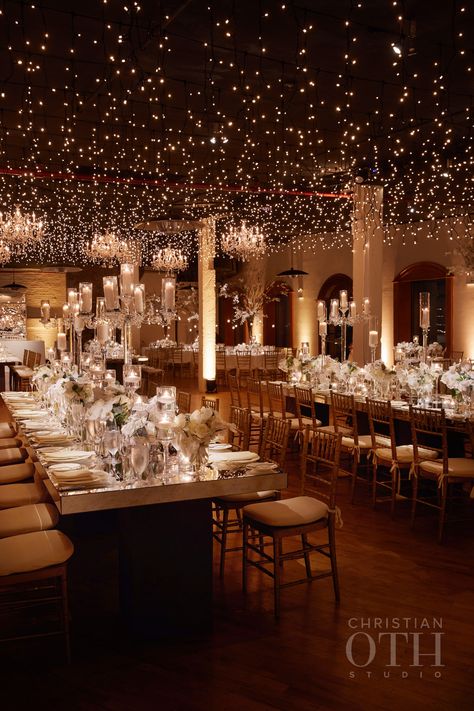 Brown Wedding Reception, Wedding Reception Lighting, Dream Wedding Reception, Indoor Wedding Receptions, Autumn Wedding Reception, Dream Wedding Decorations, Wedding Reception Decor, Warehouse Wedding, Dream Wedding Venues