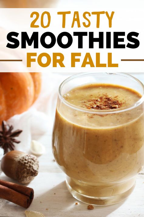 Fall Inspired Smoothies, Seasonal Smoothie Recipes, Fall Drinks No Caffeine, Pumpkin Smoothie No Banana, Autumn Smoothie Recipes, Sweet Potato Smoothie Recipes, Savory Smoothie Recipes, Hot Smoothie Recipes, Seasonal Smoothies