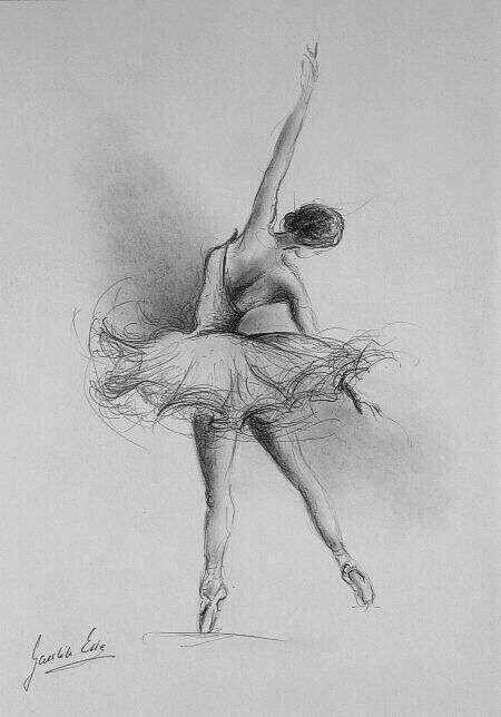 Dibujo lapiz Ballerina Sketch, Ballet Drawings, Ballerina Drawing, Class Inspiration, Ballet Painting, Pencil Drawing Images, Desen Realist, Dancing Drawings, Ballerina Art