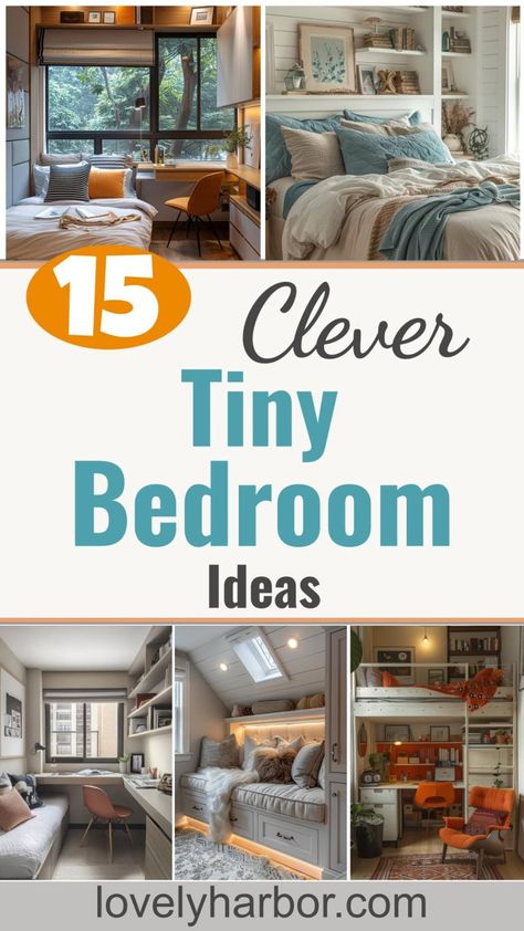 15 Clever Tiny Bedroom Ideas You Must See 2 Storage Ideas For Tiny Bedrooms, Utilizing Small Spaces Bedroom, Tiny Room Organization Bedroom, Storage Solutions For Small Bedrooms, Tiny Bedroom Inspirations, Small Room Organization Bedroom Space Saving Storage Ideas, Tiny Bedroom Ideas Cozy, Cozy Bedroom Ideas Small Room, Storage Ideas For Small Spaces Bedroom