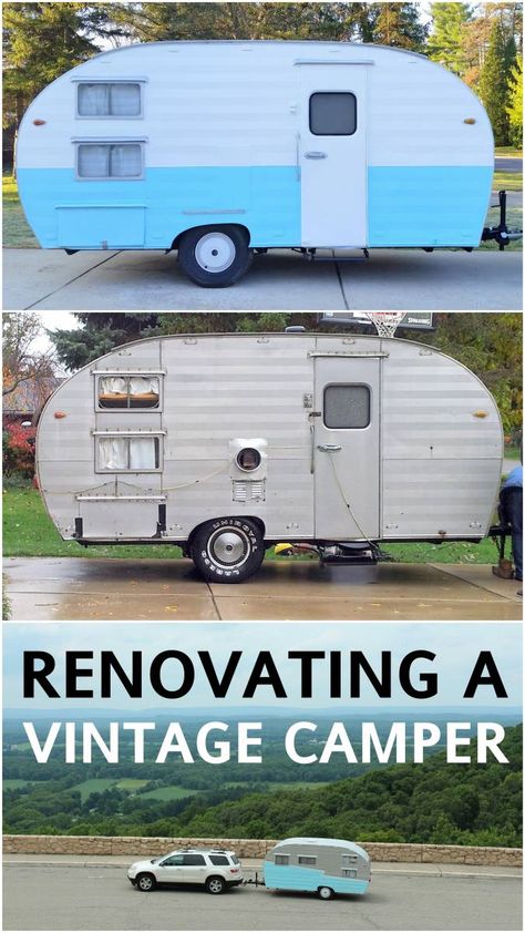 Camper Vintage, Vintage Camper Interior, Camper Diy, Camp Trailer, Vintage Camper Remodel, Camper Hacks, Old Campers, Caravan Renovation, Tiny Camper