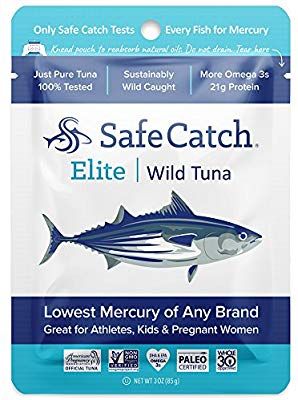 Safe Catch Elite Lowest Mercury Solid Wild Tuna Steak, 3 oz Pouch. The Only Brand To Test Every Tuna for Mercury (Pack Of 12): Amazon.com: Grocery & Gourmet Food Tuna Packets, Canned Seafood, Sustainable Fishing, Albacore Tuna, Tuna Casserole, Pouch Design, Tuna Steaks, Tuna Fish, Wild Salmon