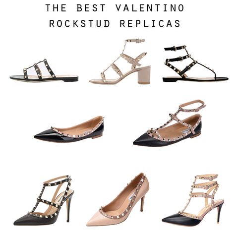 Valentino Studded Heels, Valentino Rockstud Shoes, Stud Heels, Valentino Rockstud Flats, Valentino Rockstud Heels, Valentino Rockstud Sandals, Rockstud Heels, Studded Gladiator Sandals, Shop Heels