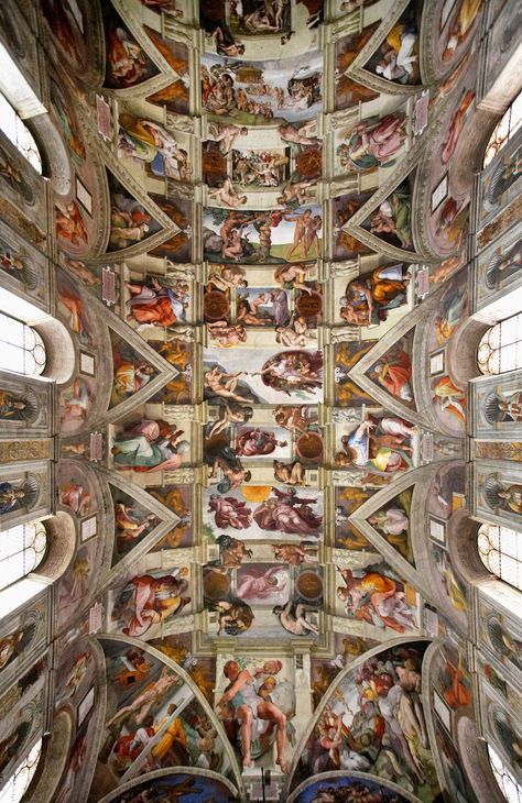 Sistine Chapel Wallpaper, Sistine Chapel Michelangelo, Vatican City Italy, Sistine Chapel Ceiling, Le Vatican, Istoria Artei, Favorite Paintings, Sistine Chapel, All I Ever Wanted