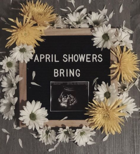 Baby Announcement April 2025, May Birth Announcement Ideas, Spring Birth Announcement, Baby Due In May Announcement, Pregnancy Announcement For April Baby, Baby Due In September Announcement, April Birth Announcement, Baby Due In April Announcement, September Due Date Baby Announcement