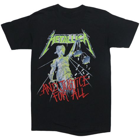 Metallica And Justice For All Tour Shirt 1988 Vintage Tshirt 1980s... ($235) ❤ liked on Polyvore featuring tops, t-shirts, vintage shirt, graphic tees, vintage 80s t shirt, 80s t shirts and tee-shirt Metallica Vintage, Vintage Rock Tees, Metallica Shirt, Metallica T Shirt, 80s Shirts, Metal Shirts, And Justice For All, Metal T Shirts, Vintage Tee Shirts