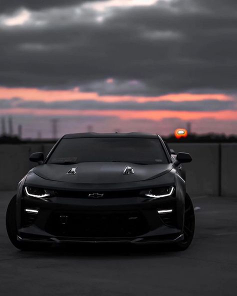 Chevrolet Camaro 😍 #IdreamCar #chevy #chevroletperformancezr2 #chevytrucks #chevroletcolorado #chevroletcamaro #chevroletcorvette Chevrolette Camaro, Chevy Camaro Wallpaper, Black Chevy Camaro, Camaro Wallpaper, Usernames Para Instagram, Camaro Black, Black Camaro, App Wallpaper, Custom Camaro