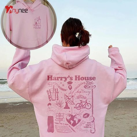 Harry Styles Hoodie Ideas, Hoodie Collection Aesthetic, Harry Styles Hoodie, Harry Styles Sweatshirt, Harry Styles Merch, Harry's House, Birthday List, Birthday Wishlist, Christmas 2023