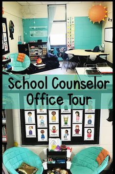 School Social Worker Room Decor, School Counseling Room Ideas, High School Counselor Office Ideas, Counselors Office Decorating Ideas, School Counselor Office Organization, Middle School Social Work Office, School Counselling Room Decor, School Counselor Room Decor Ideas, Social Work Classroom Ideas