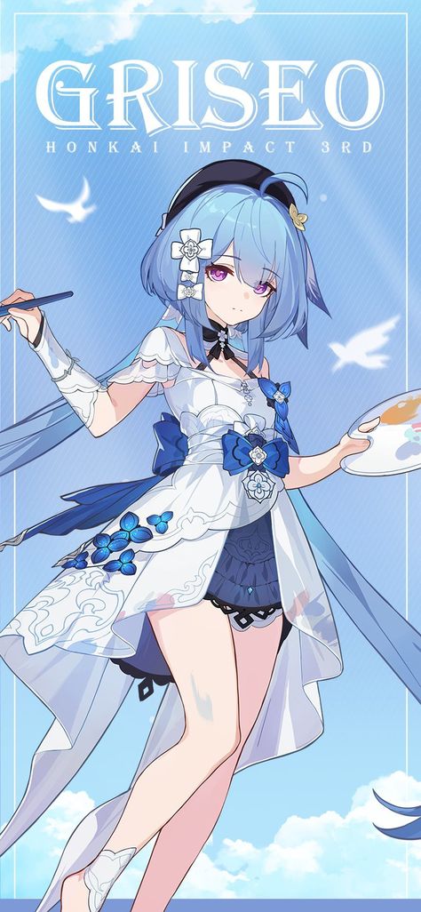 Griseo Wallpaper Griseo Honkai, Honkai Impact 3rd, Anime Inspired Outfits, Game Character Design, Honkai Impact, God Art, Girls Characters, Anime Inspired, Cute Images