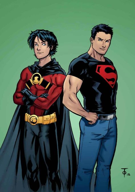 Tim Drake Connor Kent Connor X Tim, Connor Kent X Tim Drake, Tim X Connor, Connor Kent, Young Justice Comic, Timothy Drake, Conner Kent, Tim Drake Red Robin, Robin Tim Drake