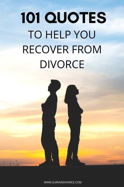 Here are 101 divorce quotes for women and men to get through and recover from divorce. These quotes about love and heartbreak will provide inspiration and help you get out of a dark phase. #divorcequotes #quotesaboutdivorce Quotes On Divorce, Inspirational Divorce Quotes, Divorce Tattoo, Divorce Celebration, Divorced Men, Divorce For Women, Divorce Advice, Feeling Scared, Best Marriage Advice