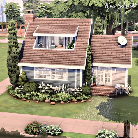 Speed Build & Download on YouTube Sims 4 Houses Layout, Sims 4 Challenges, Sims 4 Speed Build, Sims 4 House Plans, Sims 4 House Building, Sims 4 House Design, Casas The Sims 4, Sims Building, Sims House Plans