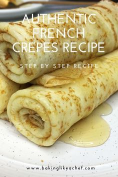 Follow this easy tutorial - authentic French Crepes recipe - and enjoy the original taste of the best homemade crepes. They are a real breakfast hit! But why limit crepes to breakfast? Just call friends and throw a crepe party with the French crepes on a table. #bakinglikeachef #frenchcrepes #crepesrecipe #easycrepes #crepes #easy #simple #classic #authentic #French #filling #howtomake #sweet #breakfast #dessert #best | www.bakinglikeachef.com Crepe Filling Ideas Dinners, Authentic Crepe Recipe, Authentic French Crepes Recipe, French Crepes Recipe, Crepes Easy, Dinner Crepes, Crepes Recipe Breakfast, Crepe Recipe Savory, Best Crepe Recipe