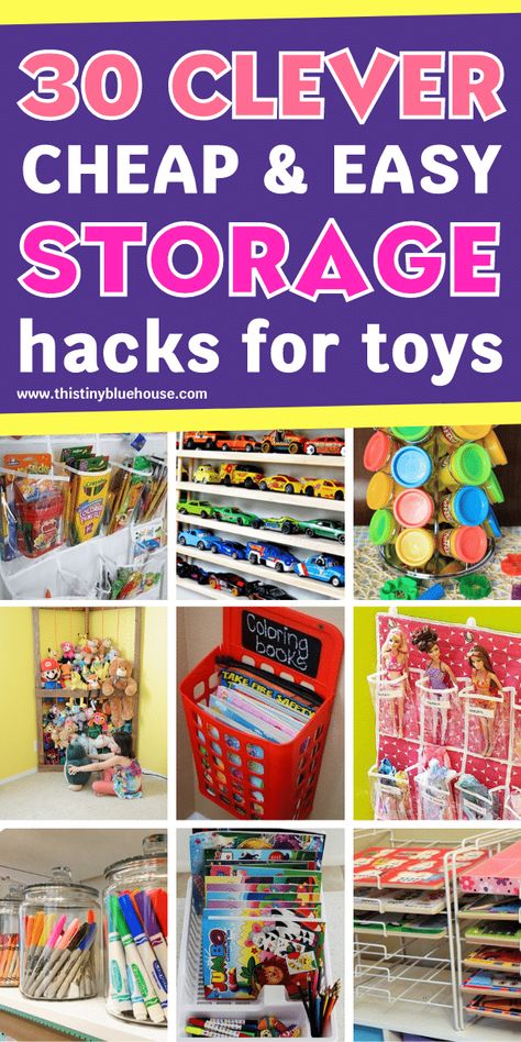 Organize Kids Toys, Toy Organization Ideas, Lego Storage Solutions, Coloring Book Storage, Pool Toy Storage, Outdoor Toy Storage, Organize Kids, Toy Room Organization, Toy Car Storage