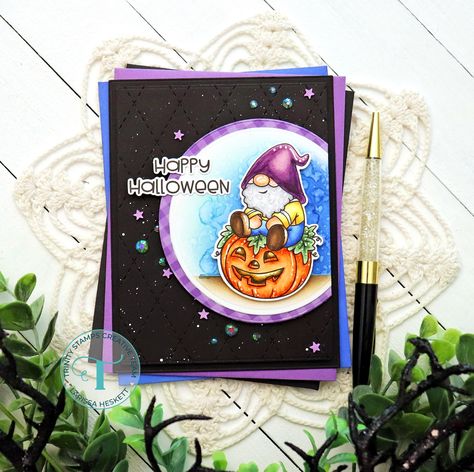 Happy Halloween!! – Trinity Stamps Halloween Card Ideas, Stitch Background, Trinity Stamps, Halloween Scenes, Purple Stars, Lawn Fawn Blog, Star Sprinkles, Halloween Wishes, Diy Monogram