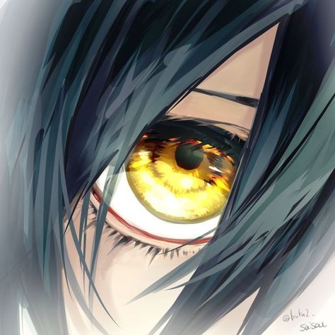 Black Hair Yellow Eyes, Weird Girl, How To Draw Anime Eyes, Shuichi Saihara, Manga Eyes, Graphisches Design, Food Wars, Anime Lindo, Anime Eye Drawing