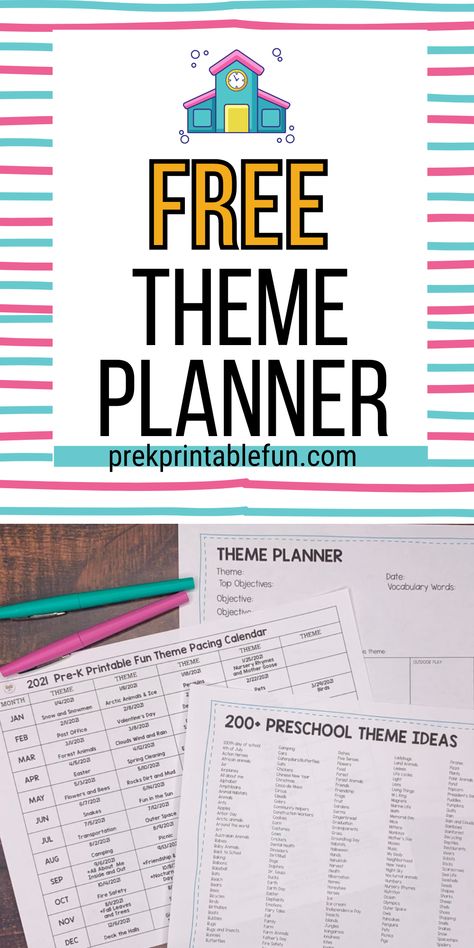 Planning your themes doesn't have to be chore! Whether you want to plan your own themed based lessons or use our done for you Theme Pacing Calendar as is-we've got you covered! June Lesson Plan Themes, Preschool Themes Weekly Lesson Plans, Early Childhood Themes, Themes For Lesson Plans, Daycare Theme Days, Daycare Weekly Themes, June Themes For Toddlers, May Themes For Toddlers, Weekly Preschool Themes