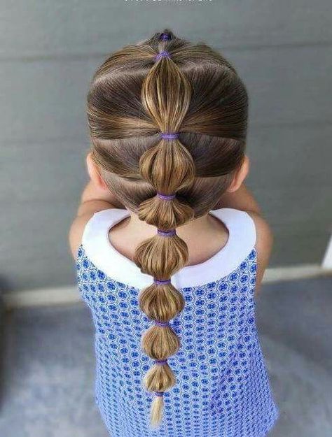 Easy Girl, Easy Little Girl Hairstyles, Easy Hairstyles For Kids, Girl Hair Dos, Girls Hairstyles Easy, Toddler Hairstyles Girl, Back To School Hairstyles, Girl Toddler