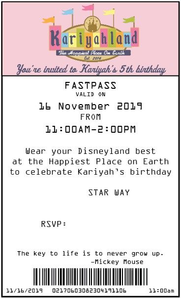 Disney World First Birthday Party, 2nd Disney Birthday, Disneyland Birthday Invite, Disneyland Theme Birthday Party Invitation, Disneyland Birthday Party Invitations, Disneyland Theme Invitation, Disneyland 3rd Birthday, Vintage Disney World Party, Disney Birthday Party Invitations