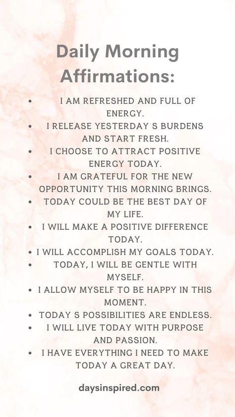 Morning Affirmations Gratitude, Daily Affirmations Morning, Best Morning Affirmations, Short Morning Affirmations, School Manifestation Affirmations, Morning Daily Affirmations, Mornings Affirmation, Afternoon Affirmations, Morning Mantra Affirmations