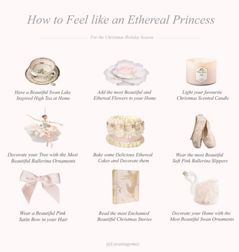 Ways To Feel Like A Princess, How To Feel Angelic, How To Feel Ethereal, How To Dress Like A Princess, How To Live Like A Princess, How To Feel Like An Angel, How To Feel Feminine, Princess Lifestyle Aesthetic, Soft Pink Princess Aesthetic