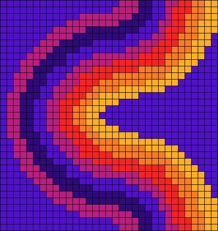 Rainbow Pixel Art, Pattern Rainbow, Fuse Bead Patterns, Rainbow Crochet, Vintage Rainbow, Art N Craft, Fuse Beads, Alpha Pattern, Tapestry Crochet