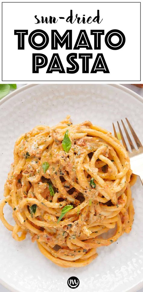 Super Quick Dinner, Sundried Tomato Recipes, Sun Dried Tomato Pesto, Sun Dried Tomato Pasta, Sundried Tomato Pasta, Quick Pasta Recipes, Ricotta Recipes, Easy Pasta Dishes, Tomato Pesto