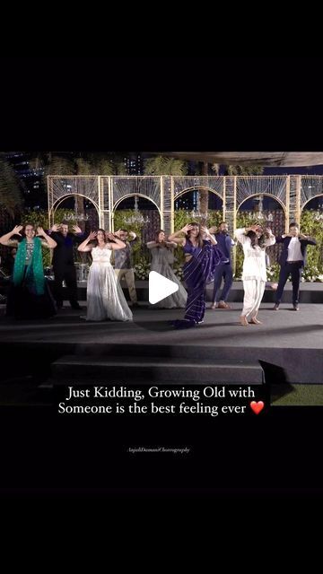 Anjali Damani Choreography on Instagram: "Do you agree or do you agree?
Share it with someone who is getting married!
We choreographed this fun faceoff routine with a little twist for @harshthakker and @dreamalshah sangeet! 
Team : @rajeev_thedancerz @damani_anjali 
Event by : @whitewishco 
Captured by @sandbox.in 
📍 : @cantomumbai 
.
.
.
#AnjaliDamaniChoreography #ADCSangeet #WeddingChoreographer #SangeetChoreographer #KaySeraSera #WeddingChoreography #SangeetChoreography #WeddingSangeet #Sangeet #SangeetDance #SangeetFaceoff #FaceOff #BoysVsGirls #Wedding #SangeetDance #SangeetNight #FriendsDance" Sangeet Dance Songs List, Sangeet Dance Video, Sangeet Choreography, Rabindra Sangeet, Ladies Sangeet, February 15, Face Off, Sandbox, Just Kidding