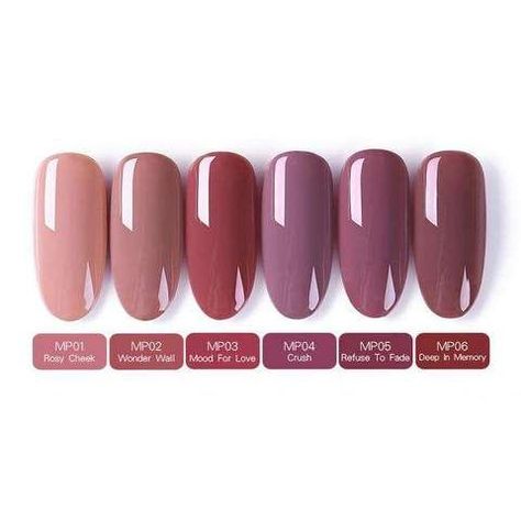 Nail Colors For Pale Skin, Gel Set, Millennial Pink, Pink Gel, Gel Nail Colors, Nails Manicure, Cat Kuku, Neutral Nails, Dipped Nails