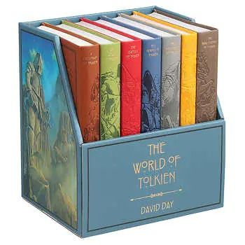 Discover great products at the best prices at Dealmoon. The World of Tolkien: 7-Book Boxed Set. Price:$34.99 Book Box Set, Book Set Design, Book Box Design, Book Packaging, Box Set Books, Book Boxes, Dream Library, Dark Power, Fictional World